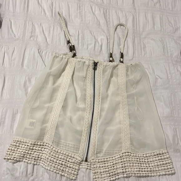 Women’s ivory top with twist rope strap - Picture 4 of 7